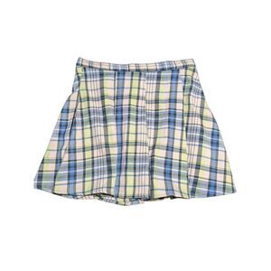So Pink Plaid Pleated Mini Skirt High Rise Junior’s Size 5